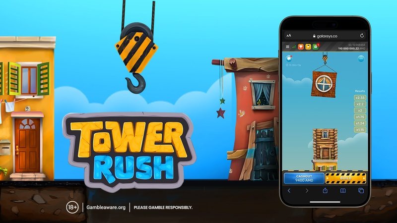 Il nuovo Tower Rush di Galaxsys: ecco come giocare con soldi veri - panoramica